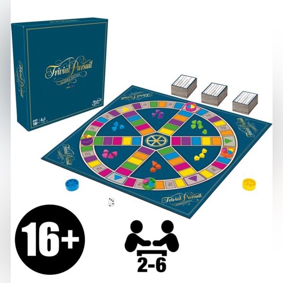 Hasbro Gaming Trivial Pursuit Game: Classic Edition with Updated Questions NEW - Picture 4 of 13
